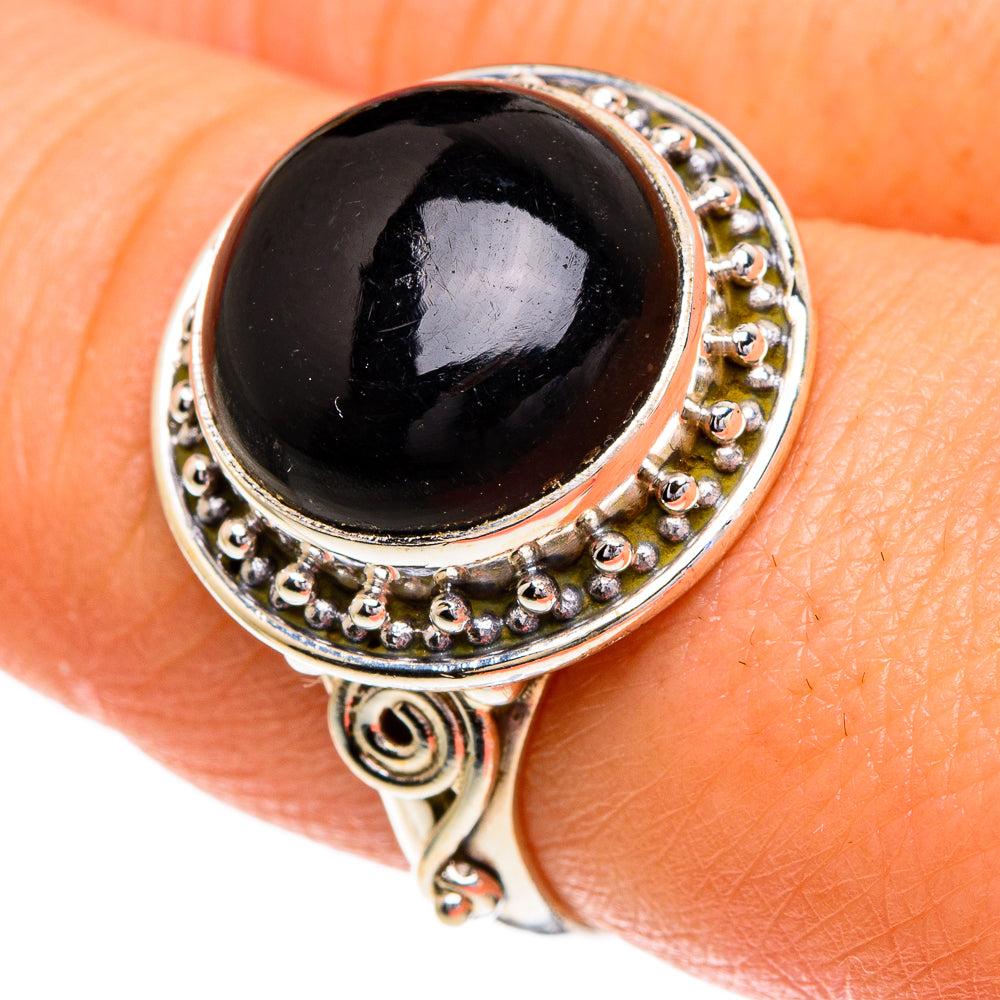 Black Onyx Rings handcrafted by Ana Silver Co - RING85896