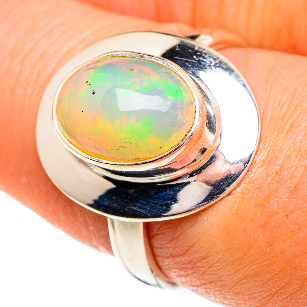 Ethiopian Opal Rings handcrafted by Ana Silver Co - RING85902
