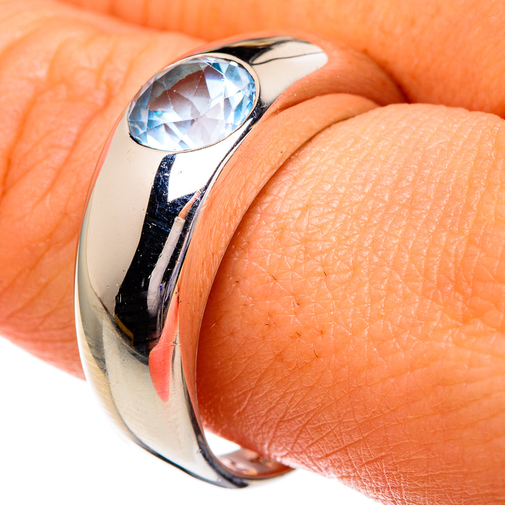 Blue Topaz Rings handcrafted by Ana Silver Co - RING85906