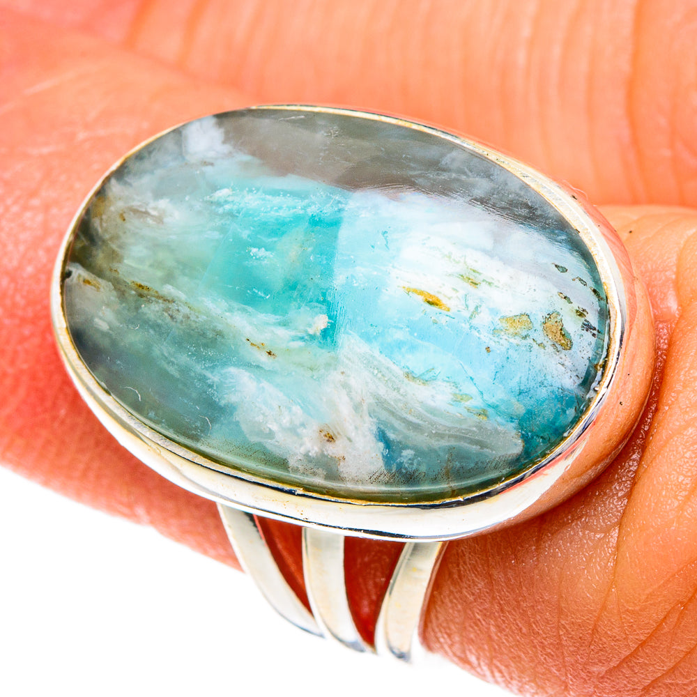 Peruvian Opal Rings handcrafted by Ana Silver Co - RING85908