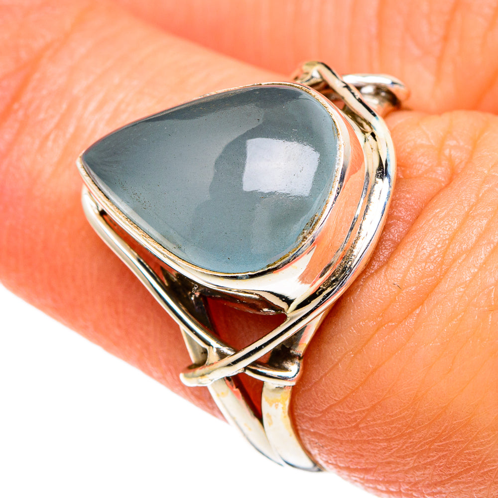 Aquamarine Rings handcrafted by Ana Silver Co - RING85911