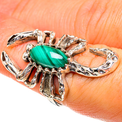 Malachite Rings handcrafted by Ana Silver Co - RING85922