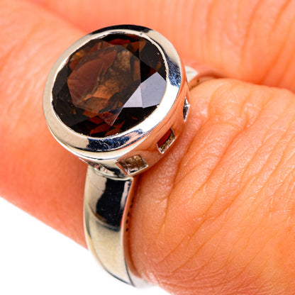 Smoky Quartz Rings handcrafted by Ana Silver Co - RING85929
