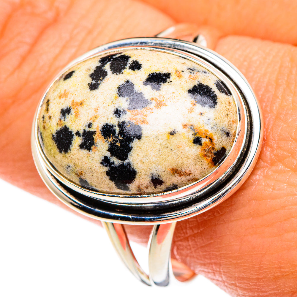 Dalmatian Jasper Rings handcrafted by Ana Silver Co - RING85930