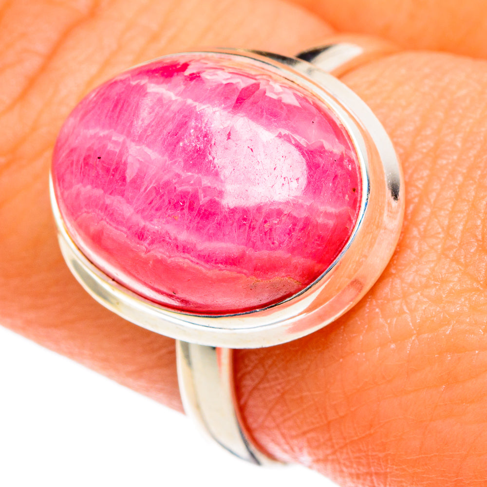 Rhodochrosite Rings handcrafted by Ana Silver Co - RING85937