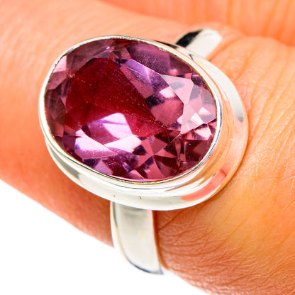 Color Change Alexandrite (lab.) Rings handcrafted by Ana Silver Co - RING85940