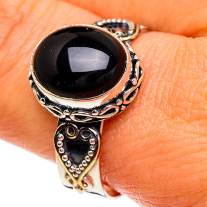 Black Onyx Rings handcrafted by Ana Silver Co - RING85945