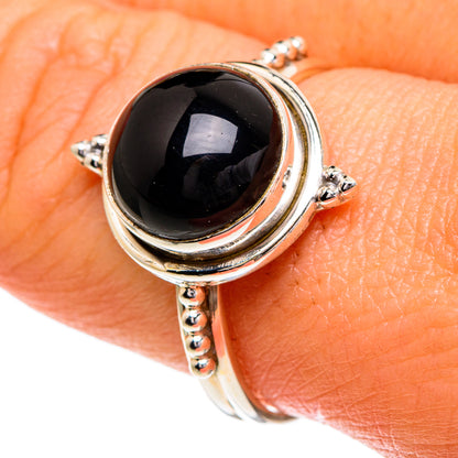 Black Onyx Rings handcrafted by Ana Silver Co - RING85946