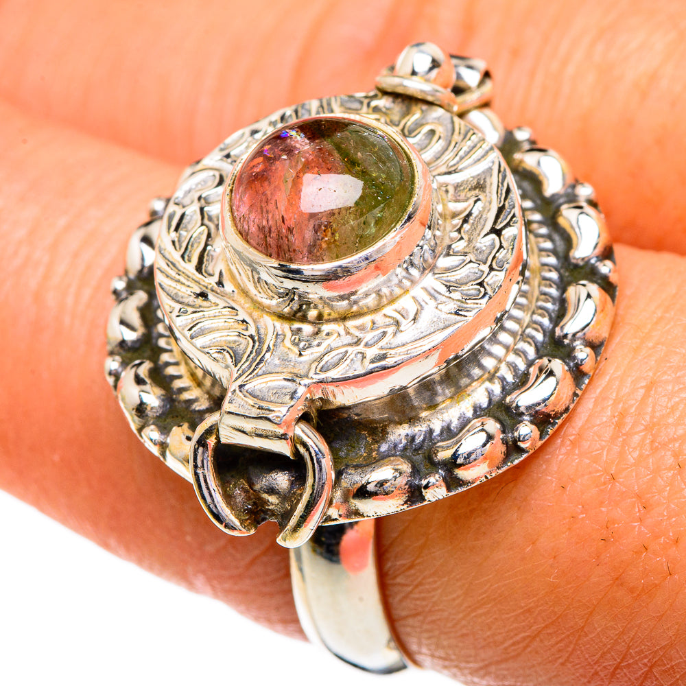 Watermelon Tourmaline Rings handcrafted by Ana Silver Co - RING85975