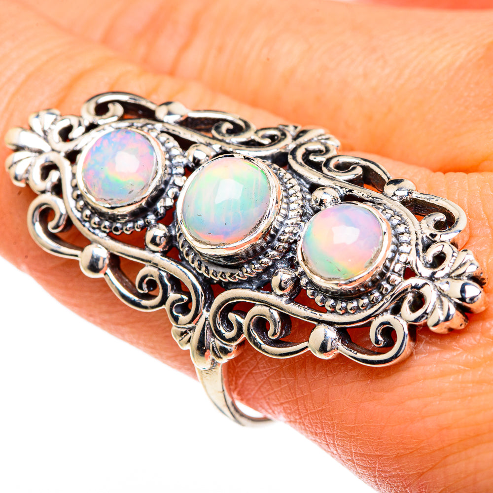 Ethiopian Opal Rings handcrafted by Ana Silver Co - RING85986