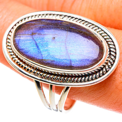 Labradorite Rings handcrafted by Ana Silver Co - RING85996