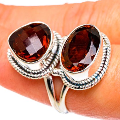 Mandarin Citrine Rings handcrafted by Ana Silver Co - RING86006