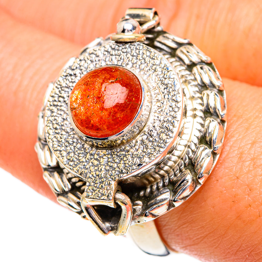 Sunstone Rings handcrafted by Ana Silver Co - RING86011