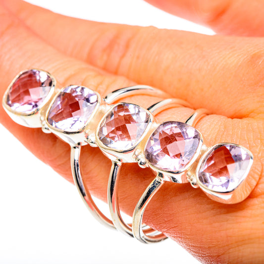 Kunzite Rings handcrafted by Ana Silver Co - RING86017