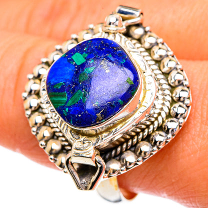 Azurite Rings handcrafted by Ana Silver Co - RING86020