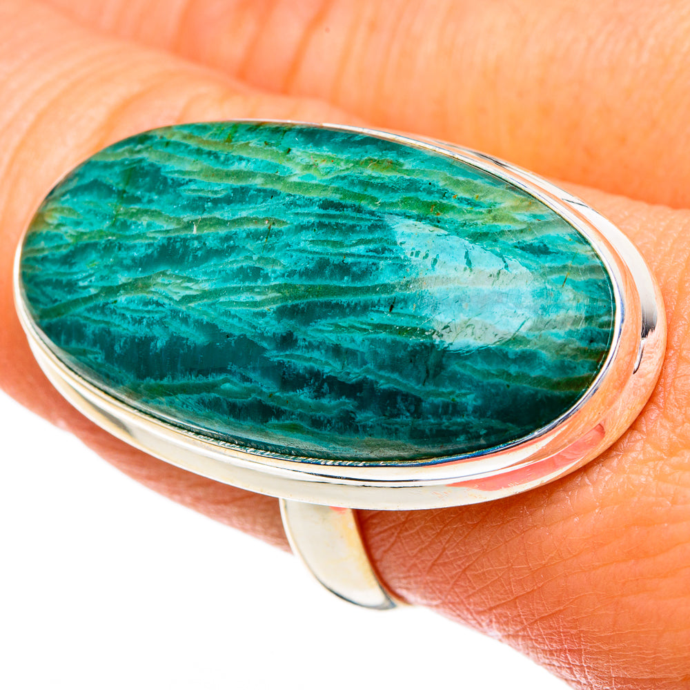 Amazonite Rings handcrafted by Ana Silver Co - RING86030