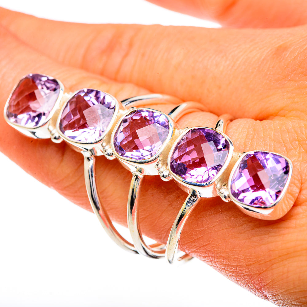 Amethyst Rings handcrafted by Ana Silver Co - RING86040