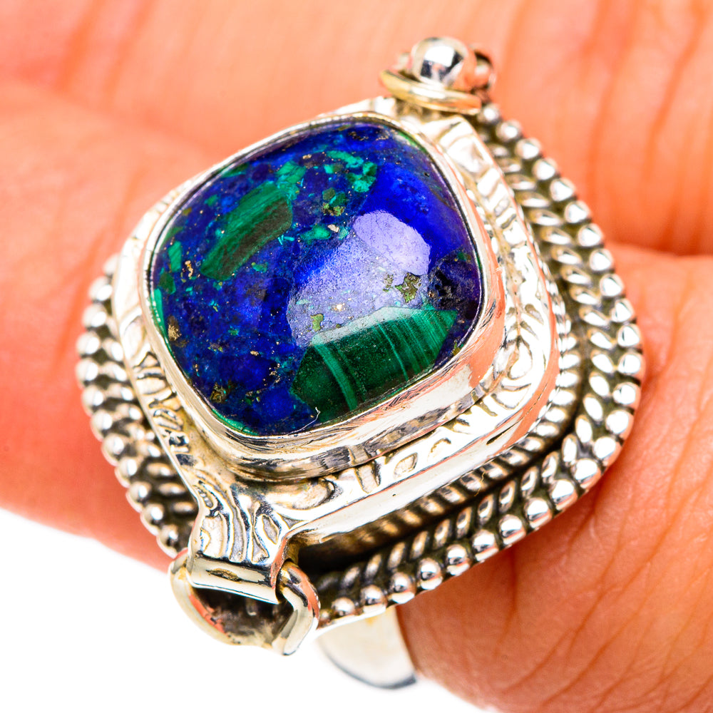 Azurite Rings handcrafted by Ana Silver Co - RING86043