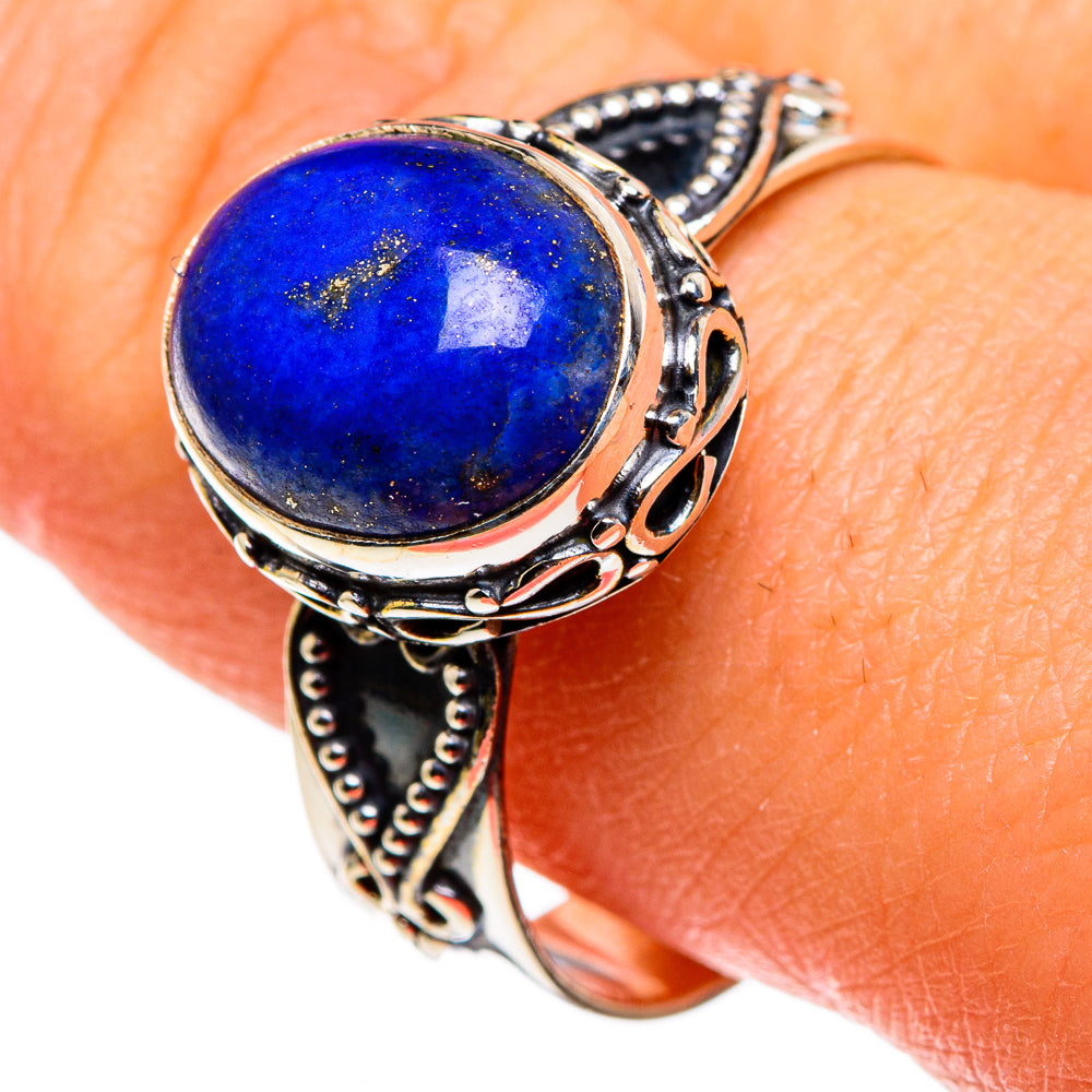 Lapis Lazuli Rings handcrafted by Ana Silver Co - RING86046