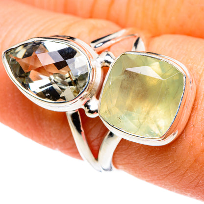 Prehnite Rings handcrafted by Ana Silver Co - RING86048