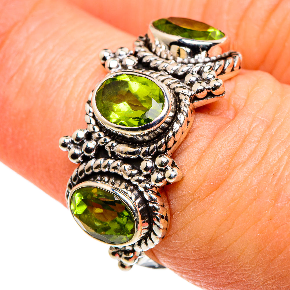 Peridot Rings handcrafted by Ana Silver Co - RING86049
