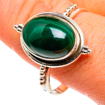 Malachite Rings handcrafted by Ana Silver Co - RING86055