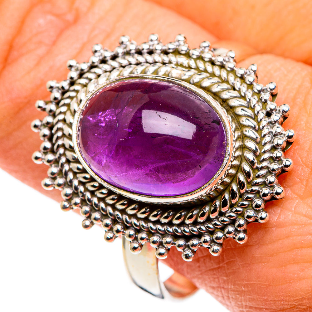 Amethyst Rings handcrafted by Ana Silver Co - RING86070