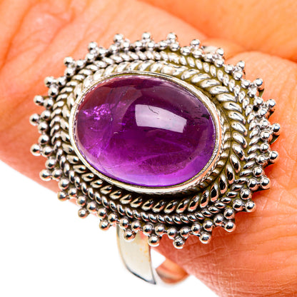 Amethyst Rings handcrafted by Ana Silver Co - RING86070