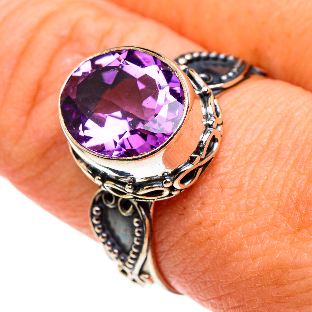 Amethyst Rings handcrafted by Ana Silver Co - RING86071