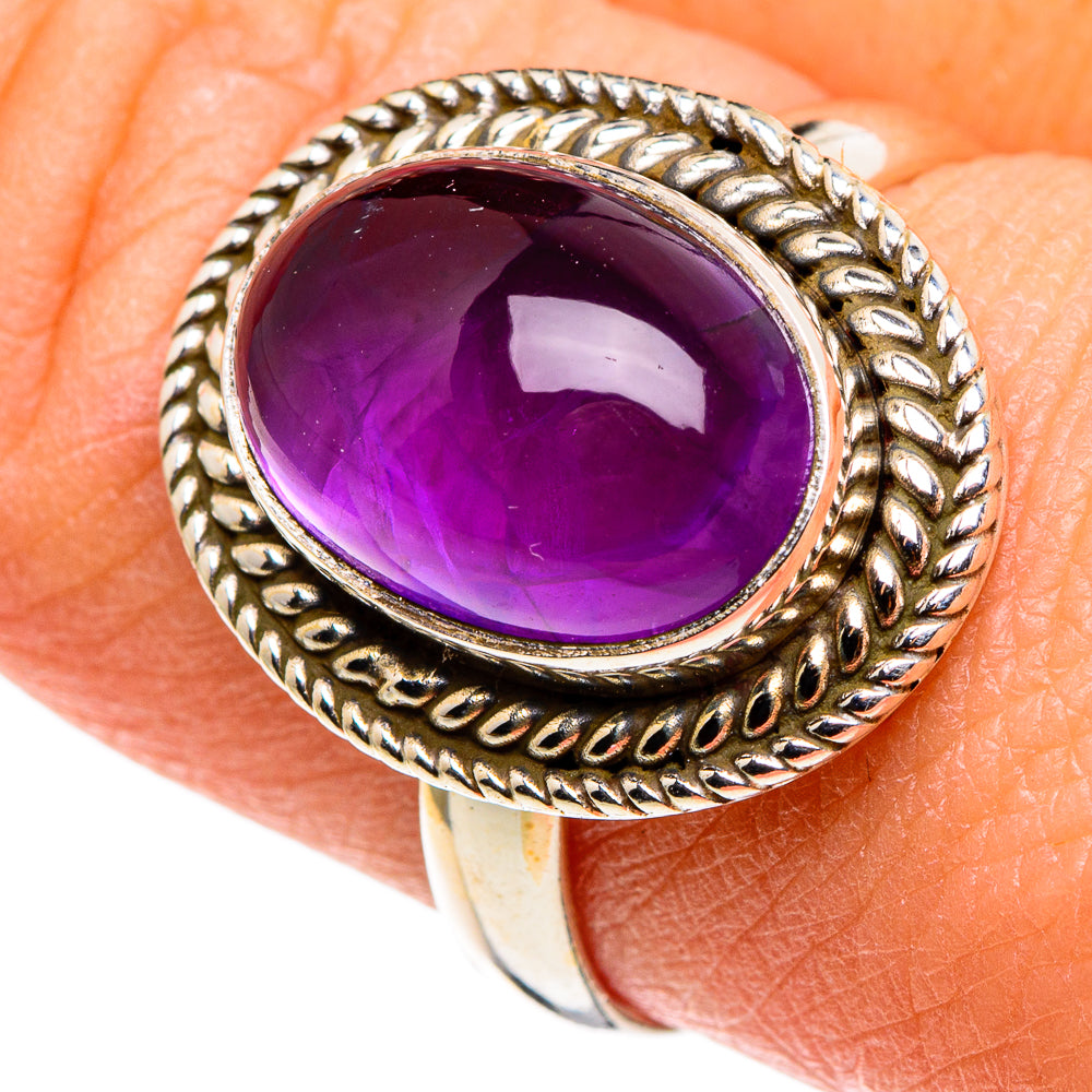 Amethyst Rings handcrafted by Ana Silver Co - RING86072