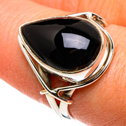 Black Onyx Rings handcrafted by Ana Silver Co - RING86076