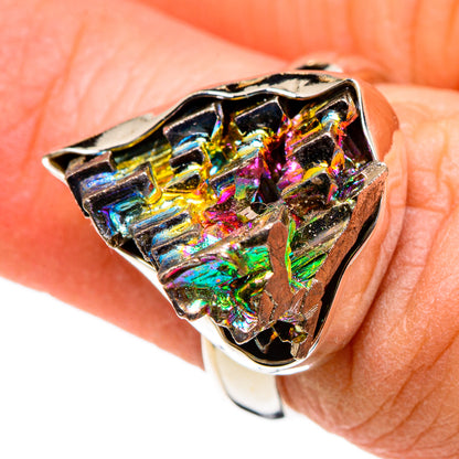Bismuth Crystal Rings handcrafted by Ana Silver Co - RING86081