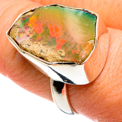 Ethiopian Opal Rings handcrafted by Ana Silver Co - RING86084