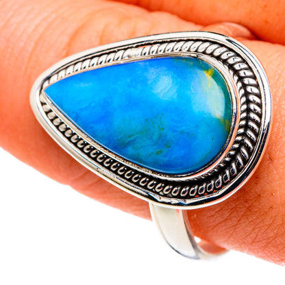 Larimar Rings handcrafted by Ana Silver Co - RING86087