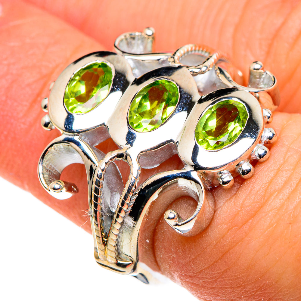 Peridot Rings handcrafted by Ana Silver Co - RING86097