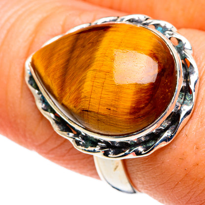 Tiger Eye Rings handcrafted by Ana Silver Co - RING86099