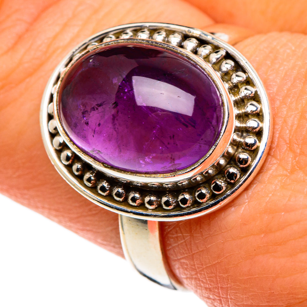 Amethyst Rings handcrafted by Ana Silver Co - RING86111