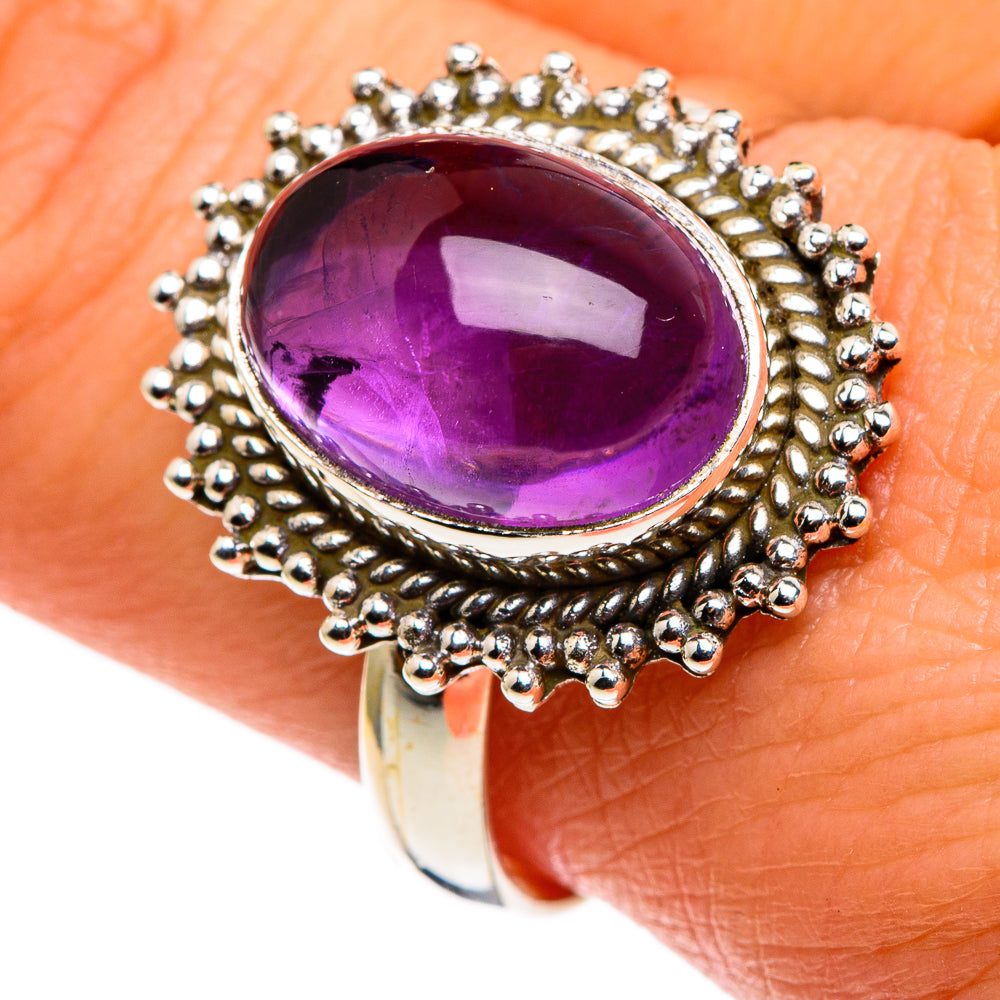 Amethyst Rings handcrafted by Ana Silver Co - RING86116