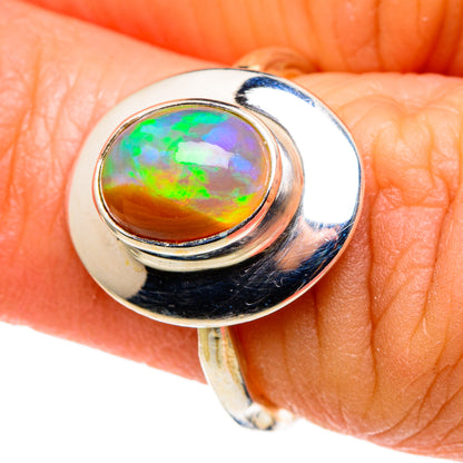 Ethiopian Opal Rings handcrafted by Ana Silver Co - RING86126