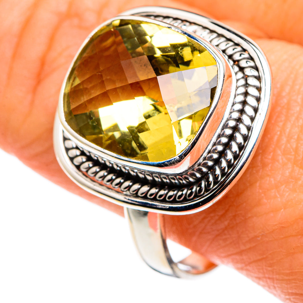 Citrine Rings handcrafted by Ana Silver Co - RING86128