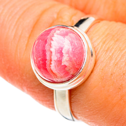 Rhodochrosite Rings handcrafted by Ana Silver Co - RING86150