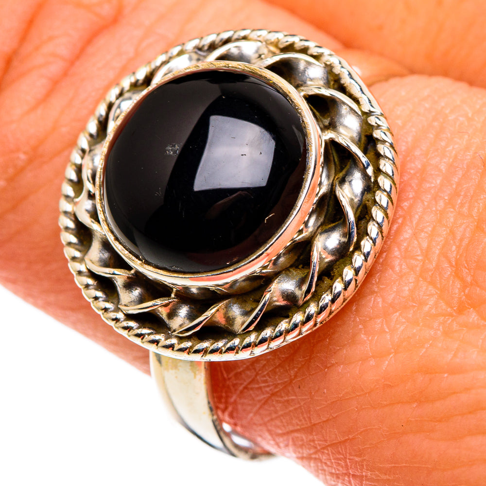 Black Onyx Rings handcrafted by Ana Silver Co - RING86160