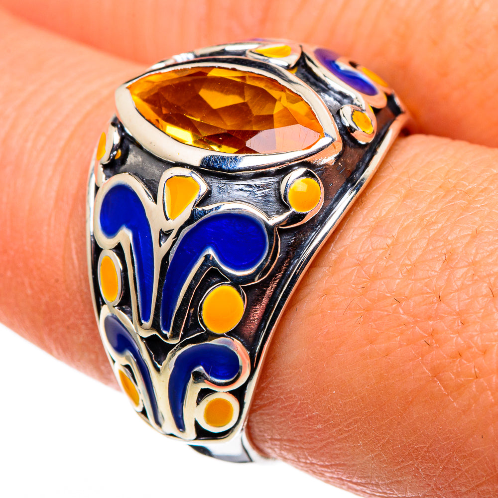 Citrine Rings handcrafted by Ana Silver Co - RING86164