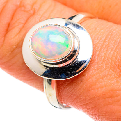 Ethiopian Opal Rings handcrafted by Ana Silver Co - RING86165