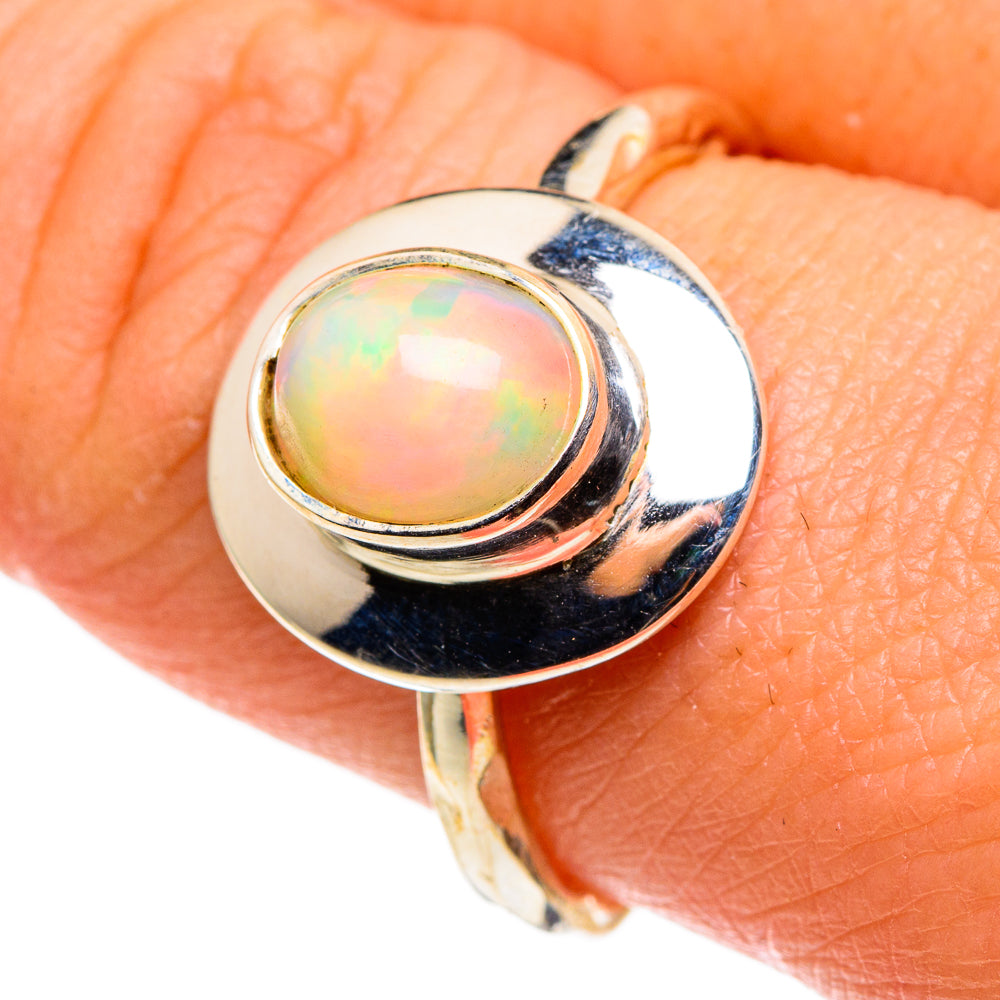 Ethiopian Opal Rings handcrafted by Ana Silver Co - RING86167