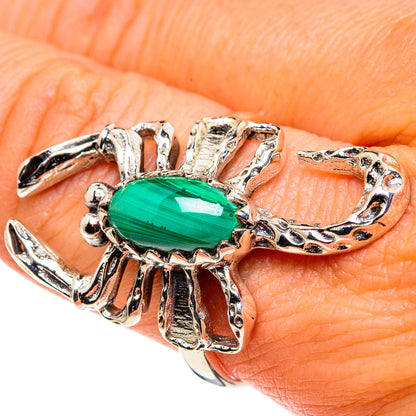 Malachite Rings handcrafted by Ana Silver Co - RING86174