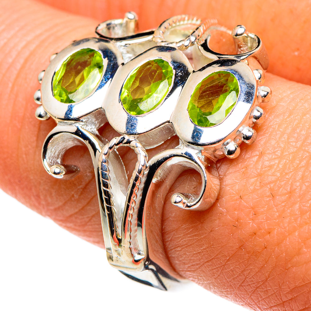 Peridot Rings handcrafted by Ana Silver Co - RING86178