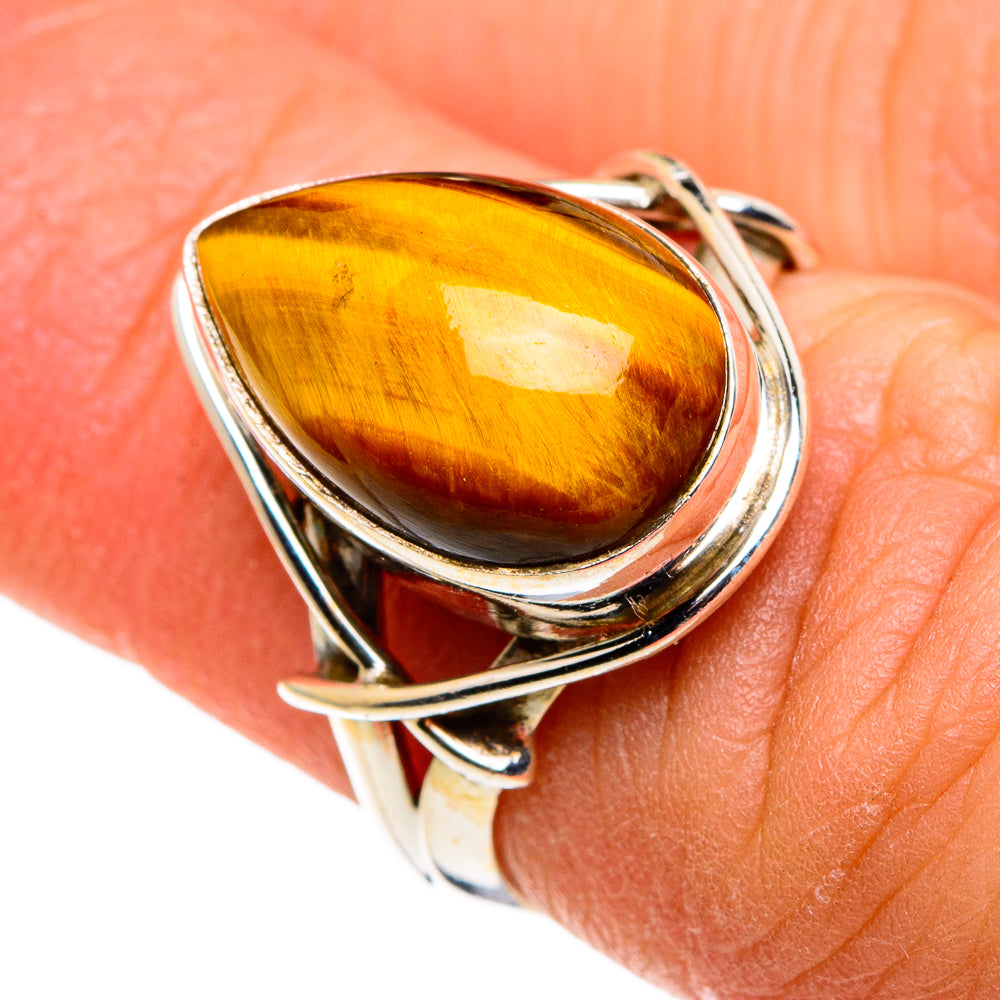 Tiger Eye Rings handcrafted by Ana Silver Co - RING86184