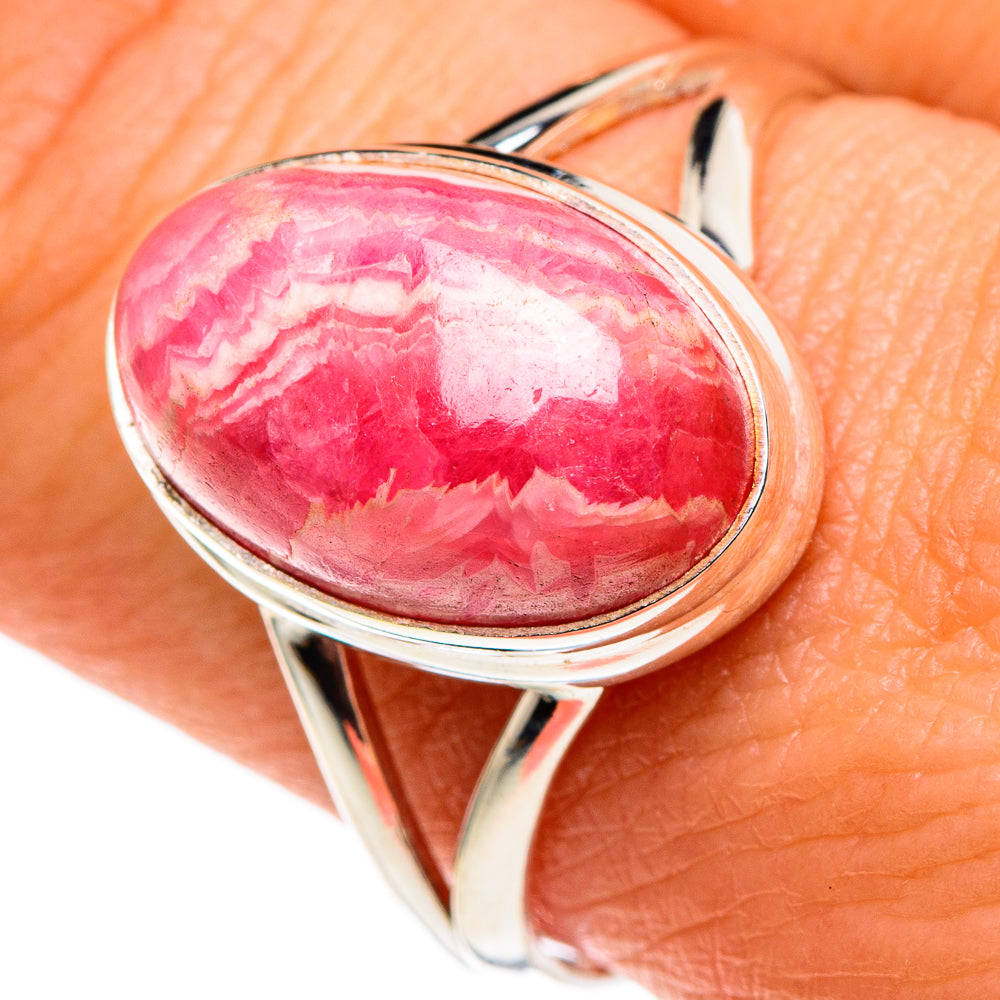 Rhodochrosite Rings handcrafted by Ana Silver Co - RING86190