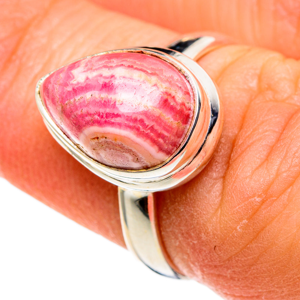 Rhodochrosite Rings handcrafted by Ana Silver Co - RING86192